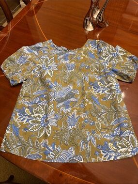 Talbots popover blouse